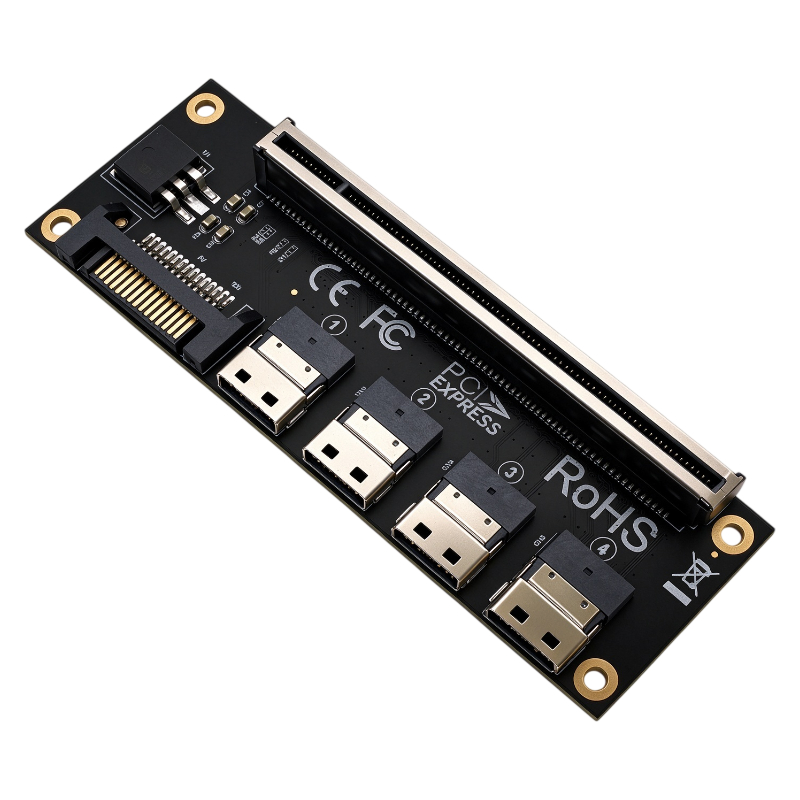 Memory Card Ssd - PCIe 4.0 X16 to 4 Ports