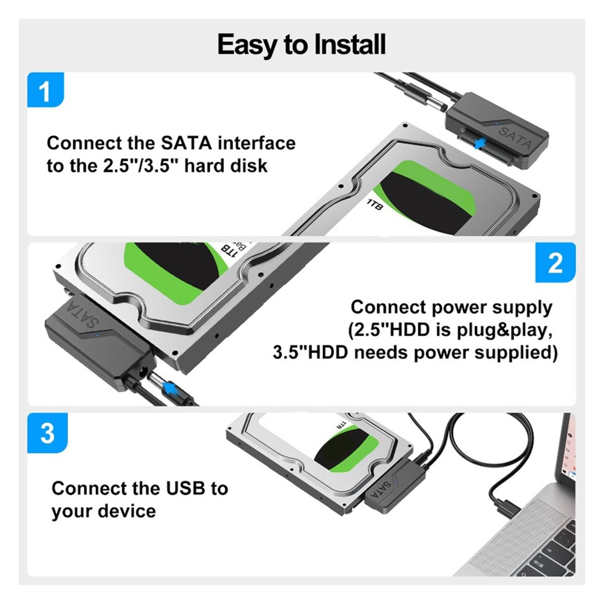 SWXF SATA to USB 3.0 Adapter C - đánh giá và giá External Ssd