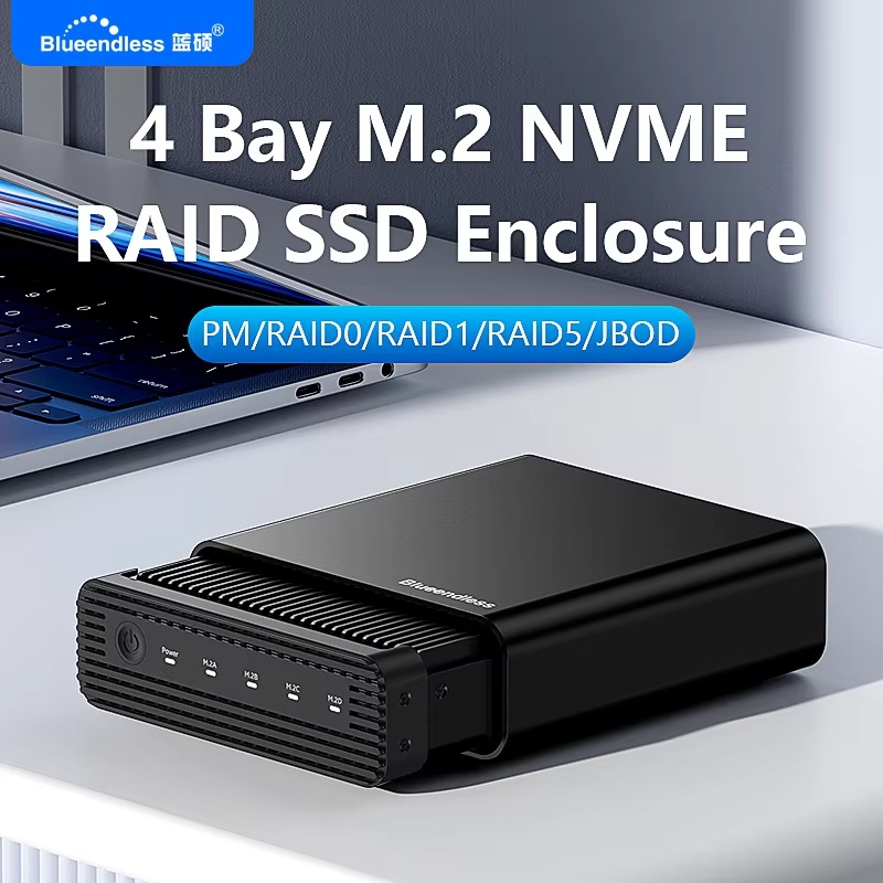 Aluminum M2 4-Bay USB4 Externa - đánh giá và giá Nvme Ssd