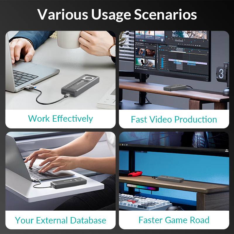 Vỏ ổ cứng SSD NVMe Yottamaster - đánh giá và giá Usb4 40Gbps External Ssd 8Tb
