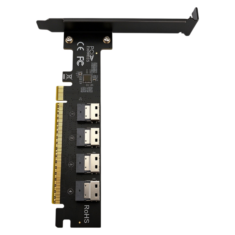 NEW 4 Port SFF-8654 4i SlimSAS - đánh giá và giá Memory Card Ssd