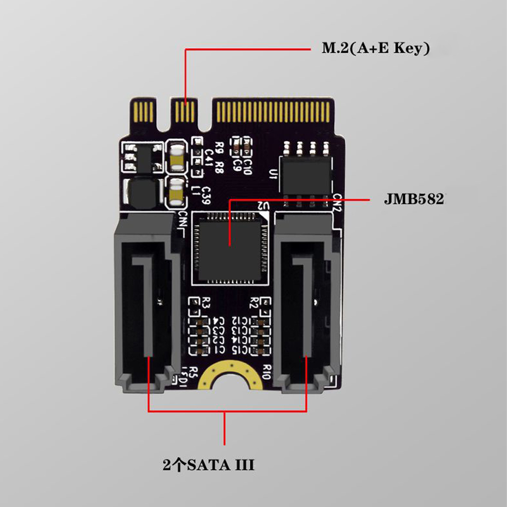 Card mở rộng M.2 (A+E) sang ha - đánh giá và giá Nvme Ssd
